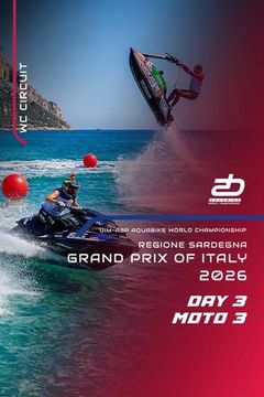 UIM-ABP Aquabike World Championship 2026: Sardegna Grand Prix of Italy, Day 3 - Moto 3 on TrillerTV