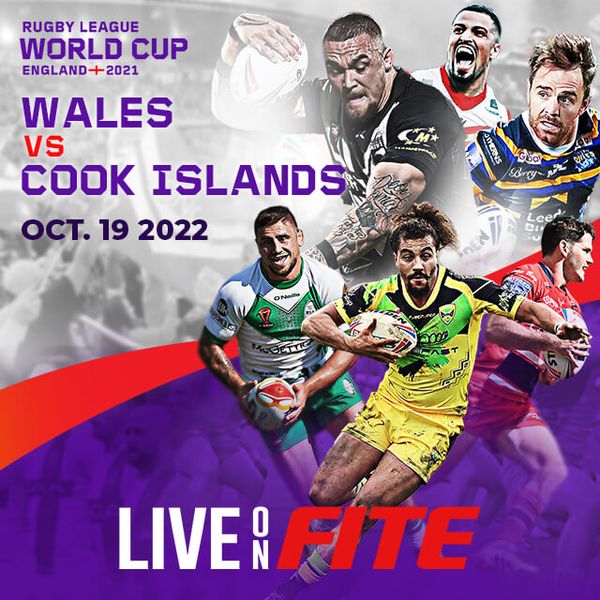 Men's Rugby League World Cup: Wales vs Cook Islands - Official PPV ...