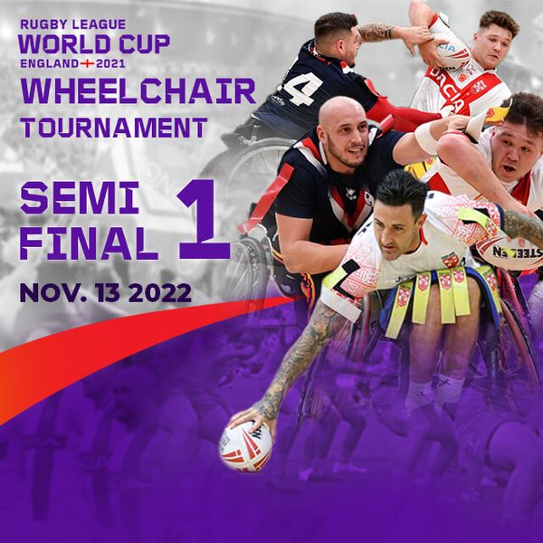Wheelchair Rugby League World Cup: Semi Final 1 - France vs Australia ...