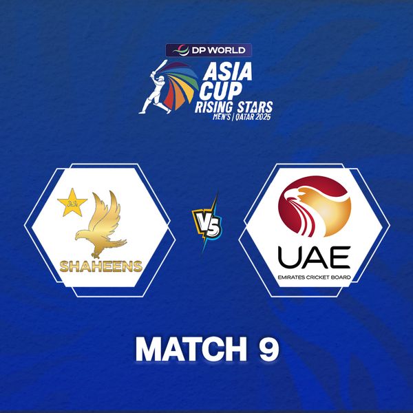 DP World Men's Asia Cup Rising Stars 2025: Pakistan A vs UAE - Official ...