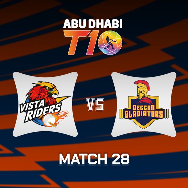 Abu Dhabi T10 2025: Vista Riders vs Deccan Gladiators - Official Replay ...