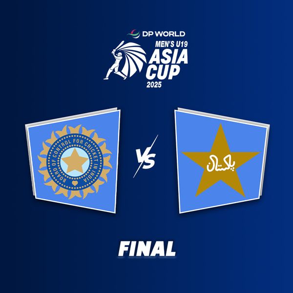 DP World Men's U-19 Asia Cup Final 2025: India vs Pakistan - Official ...