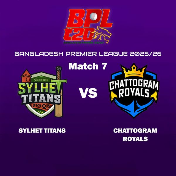 ▷ Bangladesh Premier League 2025/26: Sylhet Titans vs Chattogram ...
