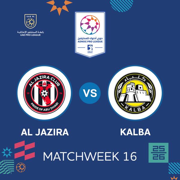 UAE Pro League 2025/26: Al Jazira vs Kalba - Official Replay - TrillerTV