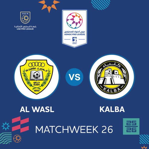 UAE Pro League 2025/26: Al Wasl vs Kalba - Official Replay - TrillerTV