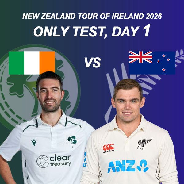 New Zealand tour of Ireland 2026, Only Test, Day 1 - Official Replay ...