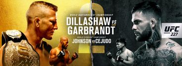 UFC 227: Dillashaw vs. Garbrandt 2 UFC 227: Dillashaw vs. Garbrandt 2