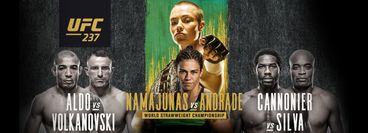 UFC 237: Namajunas vs. Andrade UFC 237: Namajunas vs. Andrade