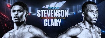 Top Rank: Shakur Stevenson vs Toka Kahn Clary Top Rank: Shakur Stevenson vs Toka Kahn Clary