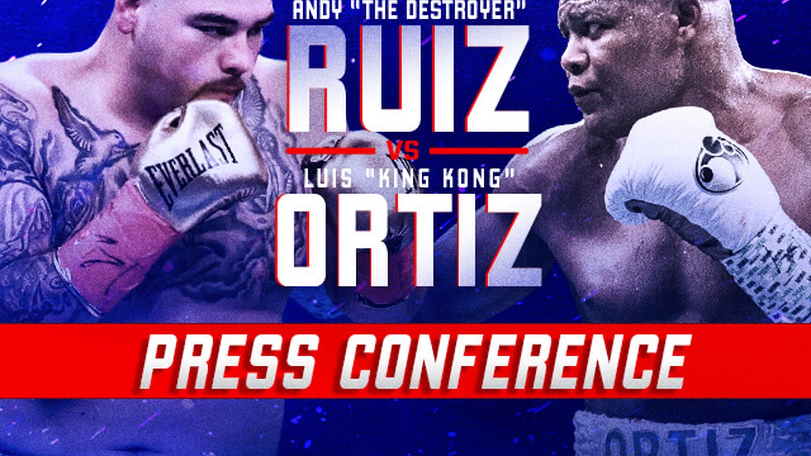 Ruiz vs Ortiz Press Conference Official Free Replay TrillerTV
