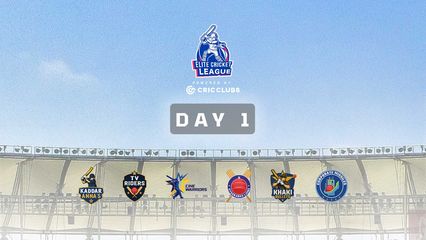 Elite Cricket League, Day 1 - Official Free Replay - TrillerTV