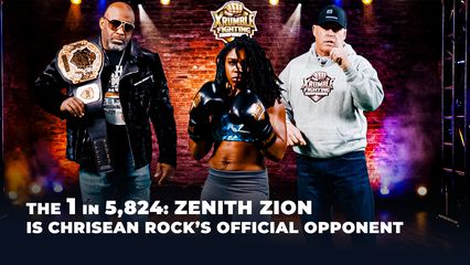 The 1 in 5,824: Zenith Zion is Chrisean Rock's Official Opponent ...