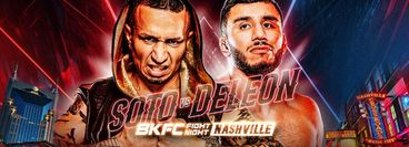 BKFC Fight Night Nashville 2026: Tony Soto vs JC Deleon