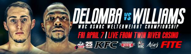 CES teams with FITE to provide live streaming for April 7th DeLomba-Williams WBC title showdown