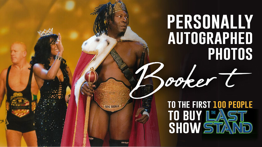 Booker T is sending out autographed photos to first 100 buyers of Reality of Wrestling PPV on FITE this weekend