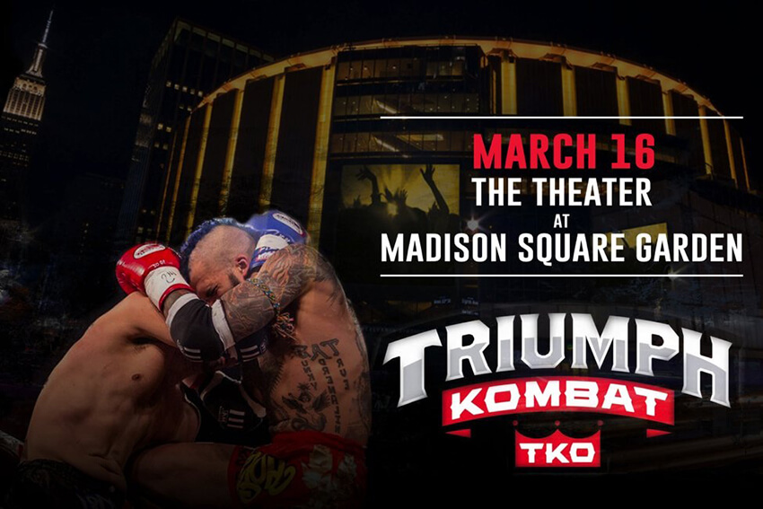 Triumph Kombat Muay Thai returns to The Garden, Two world titles on the line
