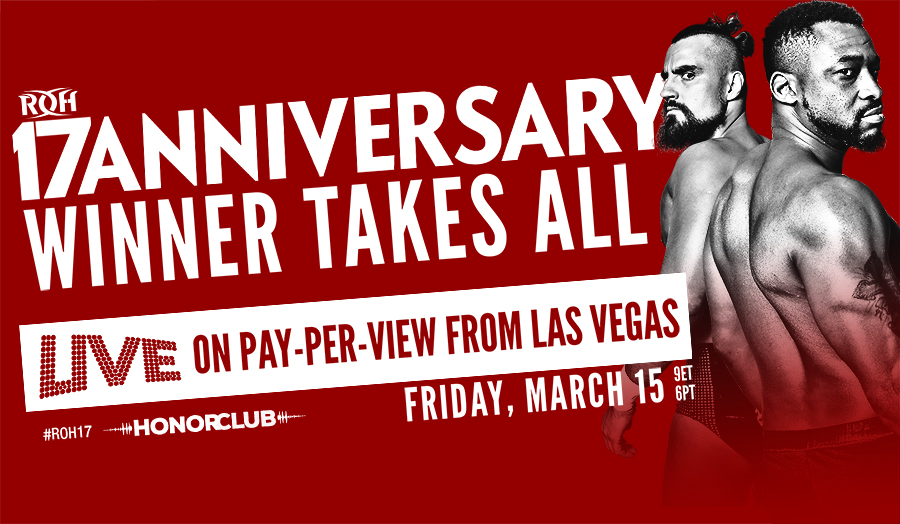 The stars of Ring of Honor will step into battle at the 17th Anniversary show