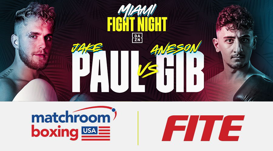 MATCHROOM BOXING USA and FITE Re-Team for Paul vs. Gib Event