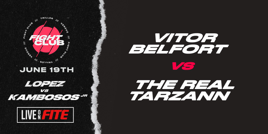 Real-Life Brawl Between MMA Star Vitor Belfort and The Real Tarzann To Be Continued June 19 As Undercard at Triller Fight Club Event at loanDepot park in Miami