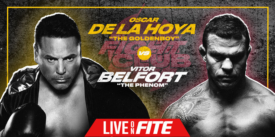 Triller Fight Club Presents ‘Legends II’ Press Conference Oscar De La Hoya vs ‘The Phenom' Vitor Belfort
