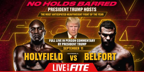 Donald J. Trump, 45th President Of The United States, Honored Guest at Triller Fight Club Legends II Final Press Conference
