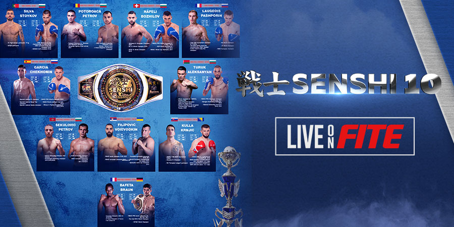 Close look at SENSHI 10 fight card!
