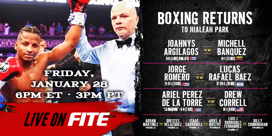 FITE To Stream Gran Noche De Boxeo Cubano