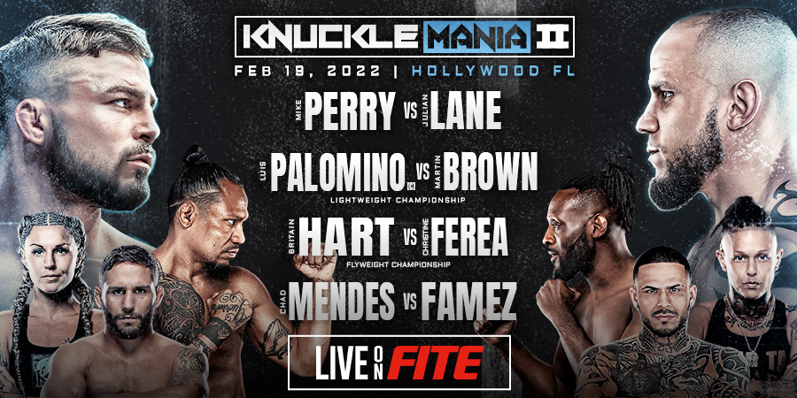 KnuckleMania II Arrives with Mike Perry & Chad Mendes’ Debuts plus 2 Title Fights
