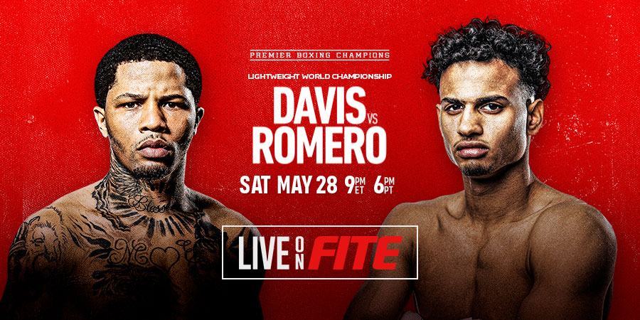 Davis vs Romero Available On FITE PPV In UK and Europe