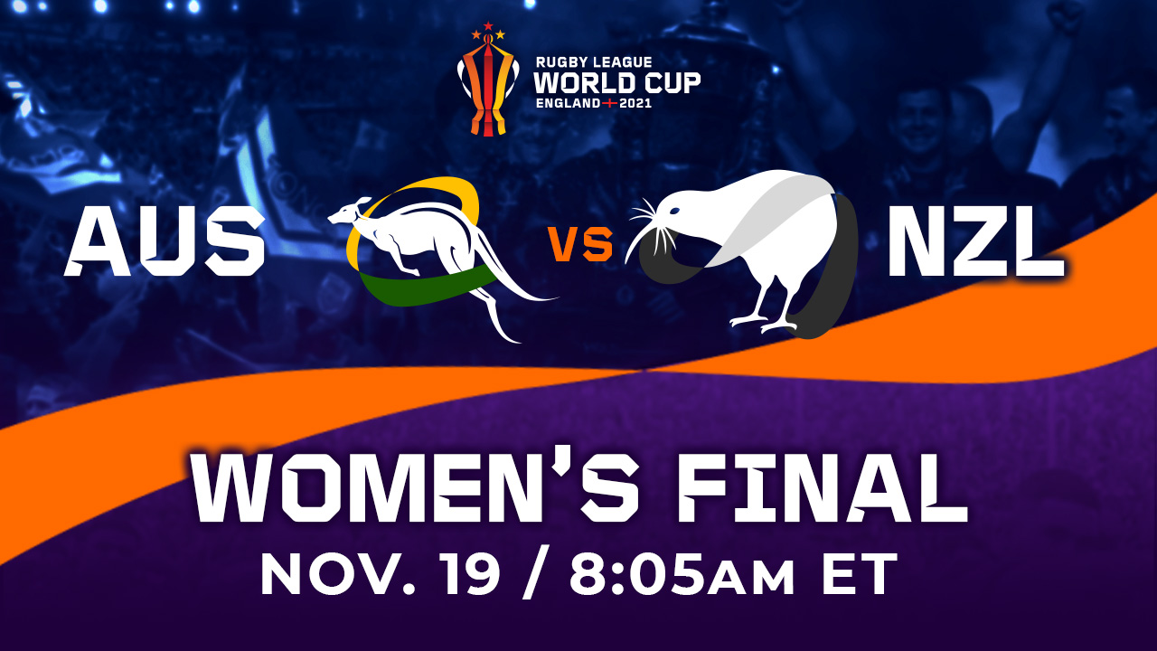 Women's Rugby League World Cup Final Australia vs New Zealand