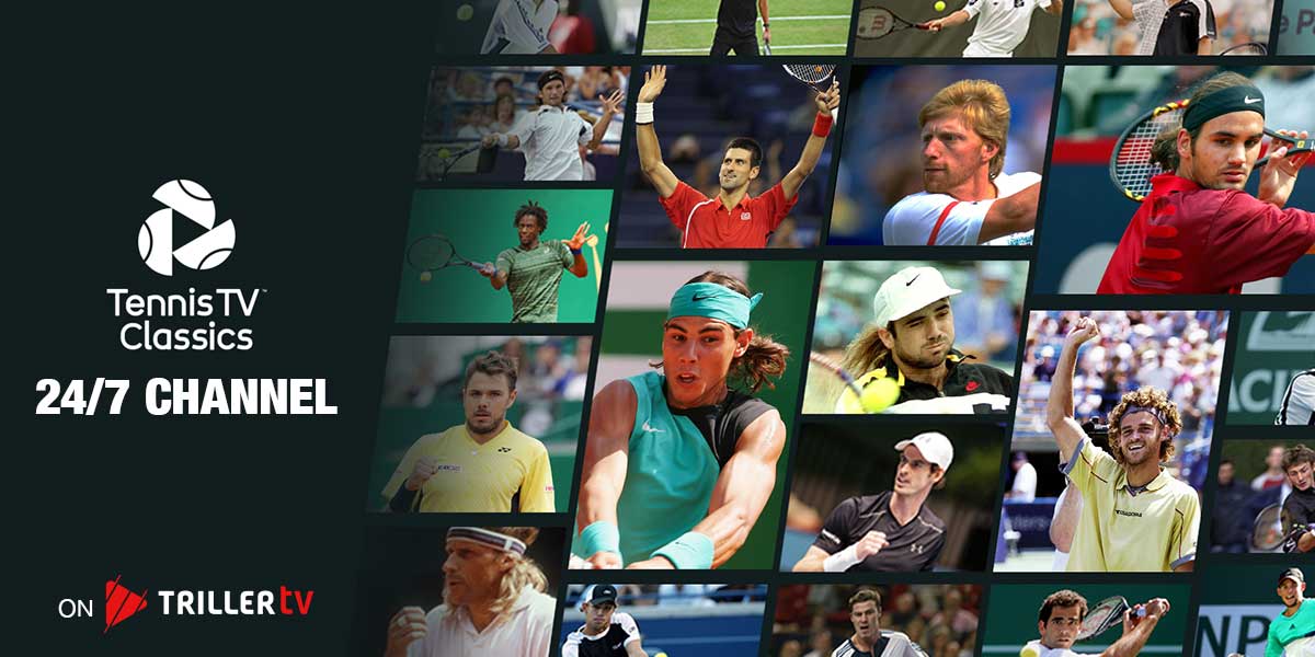 TrillerTV Adds ATP Media’s TennisTV Classics Channel to Its Free Sports Lineup