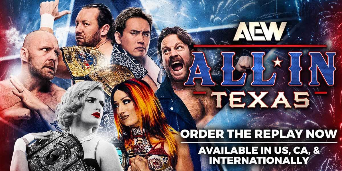 AEW All In Texas Replay Available Worldwide