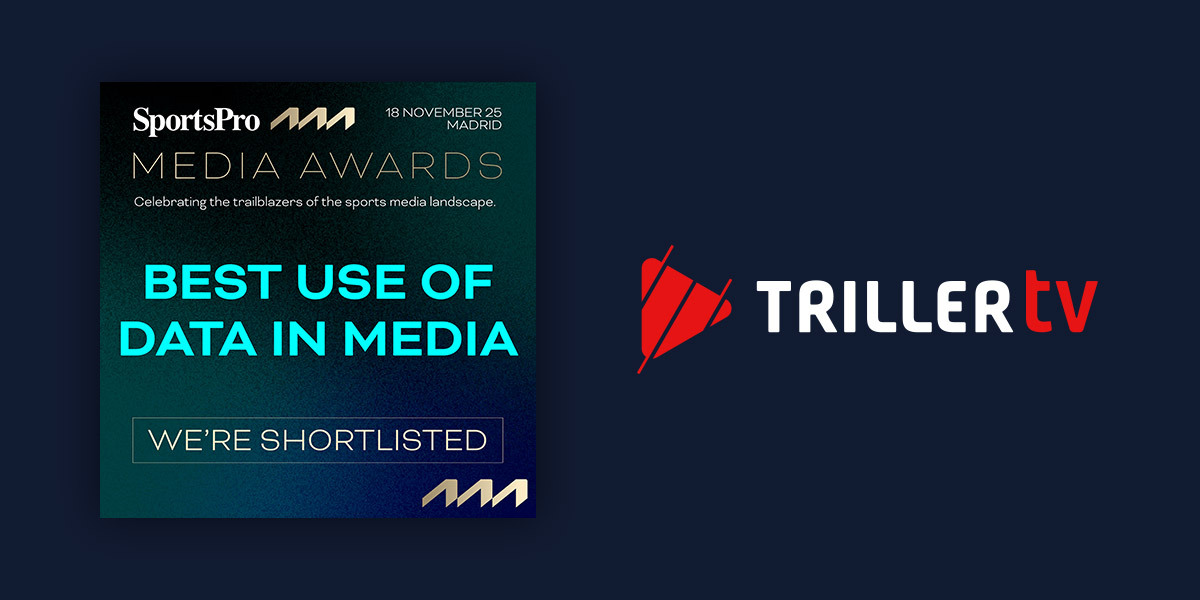 TrillerTV on Shortlist for SportsPro Media Awards 2025