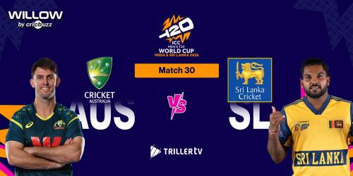 Australia vs Sri Lanka Set for a Crucial ICC T20 World Cup Battle Live on TrillerTV by Willow