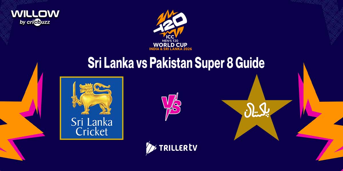 Sri Lanka vs Pakistan Live Cricket Stream in USA and Canada: Watch ICC T20 World Cup 2026 Super 8