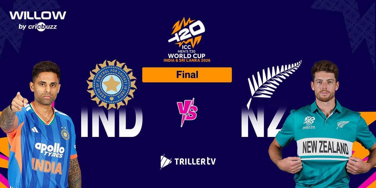 The Final Showdown: How to Watch India vs New Zealand Cricket | ICC Men’s T20 World Cup 2026